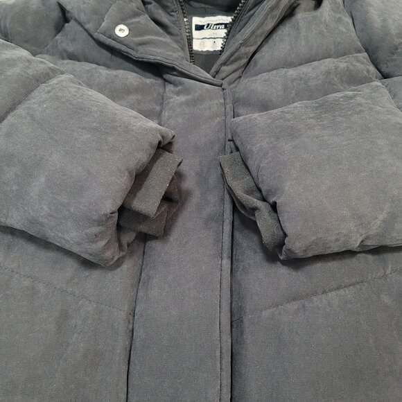 Abercrombie & Fitch Ultra Black Fleece Lined Insulated Hooded Jacket Size XS - Picture 7 of 15